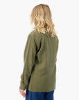 Good for Sunday - Tencel Notch Collar Shirt in Canteen -
