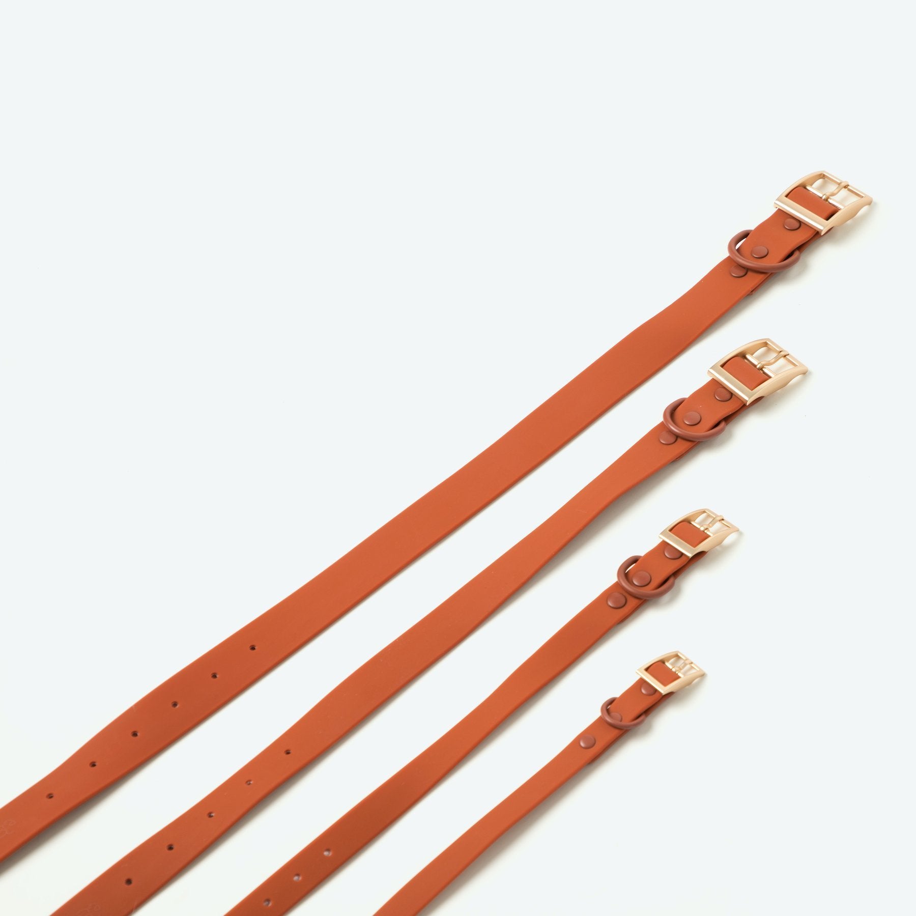 Waterproof PVC Collar - Terracotta
