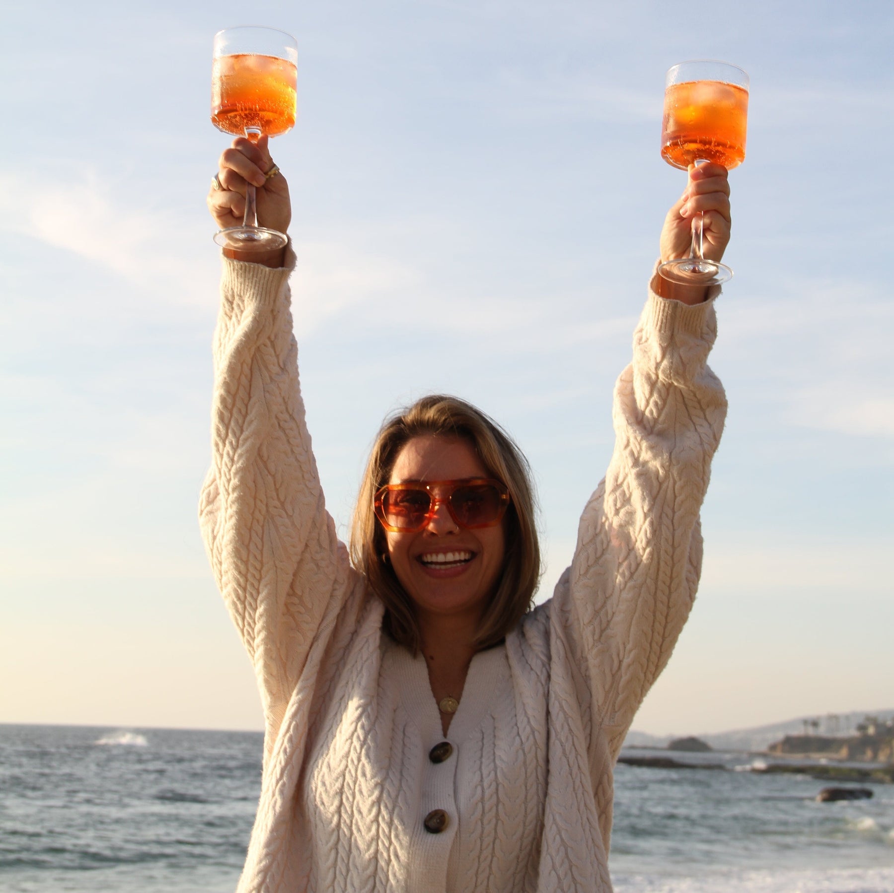 Wavey Sunglasses - The Aperol -