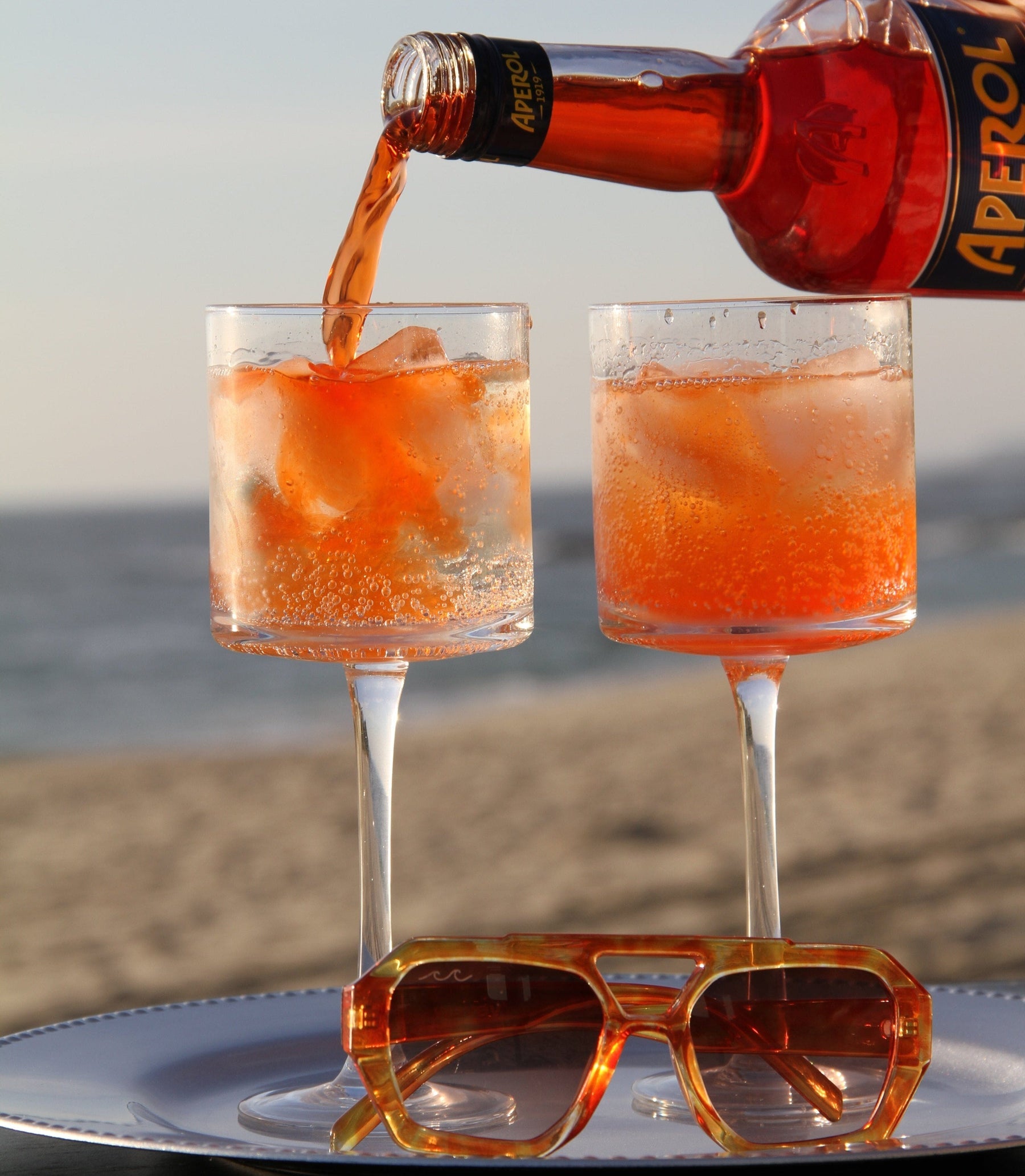 Wavey Sunglasses - The Aperol -