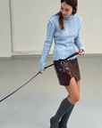 SAEMDI - PIA FRILL MOCK NECK KNIT -