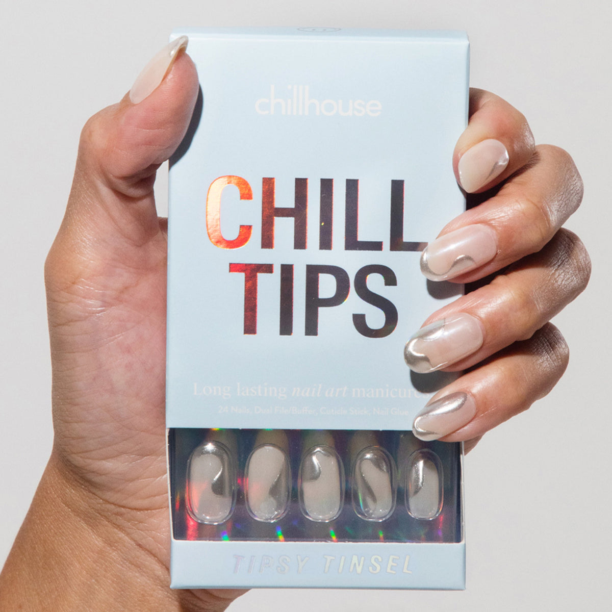 Chillhouse - Tipsy Tinsel Press-Ons -