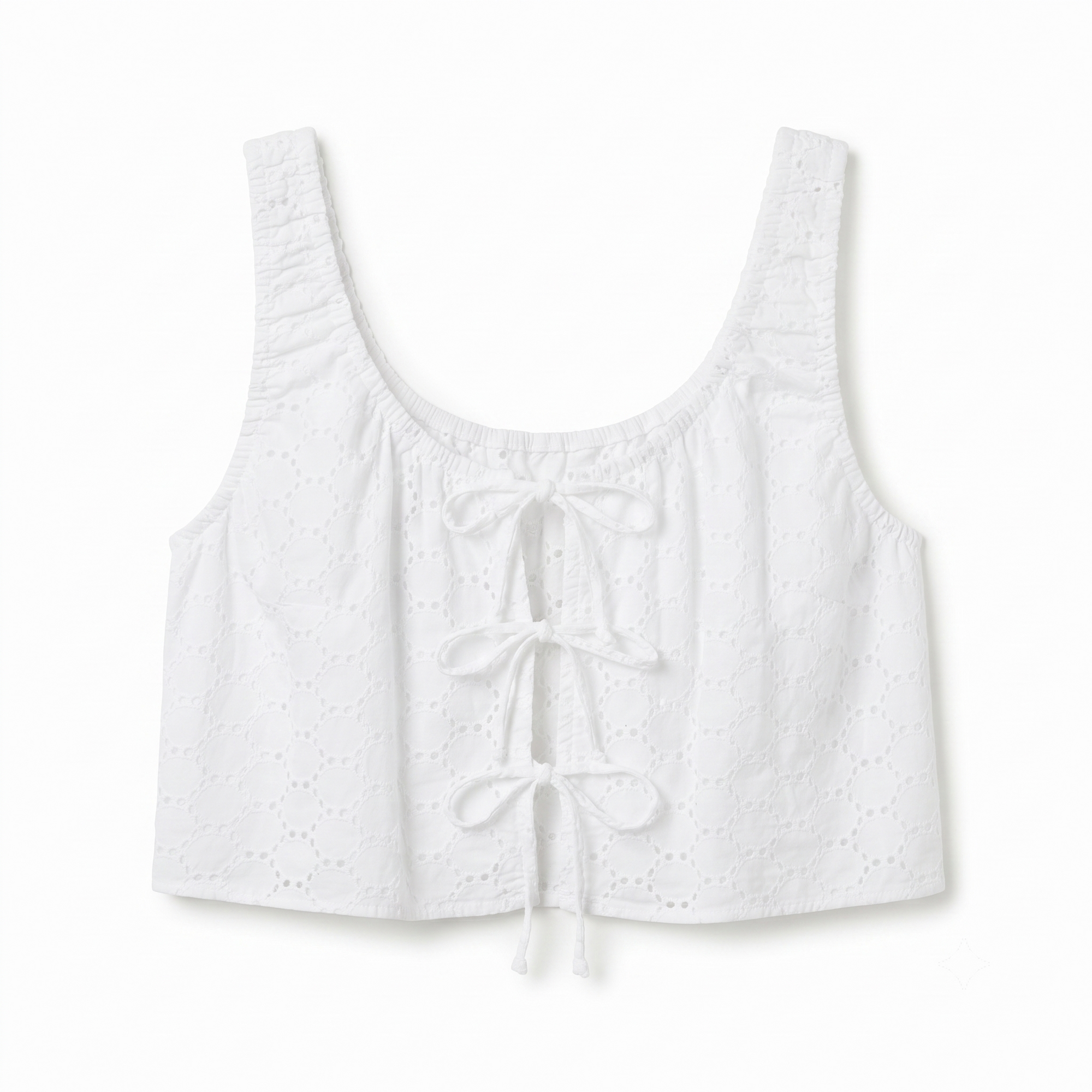 Ella Top - White Eyelet