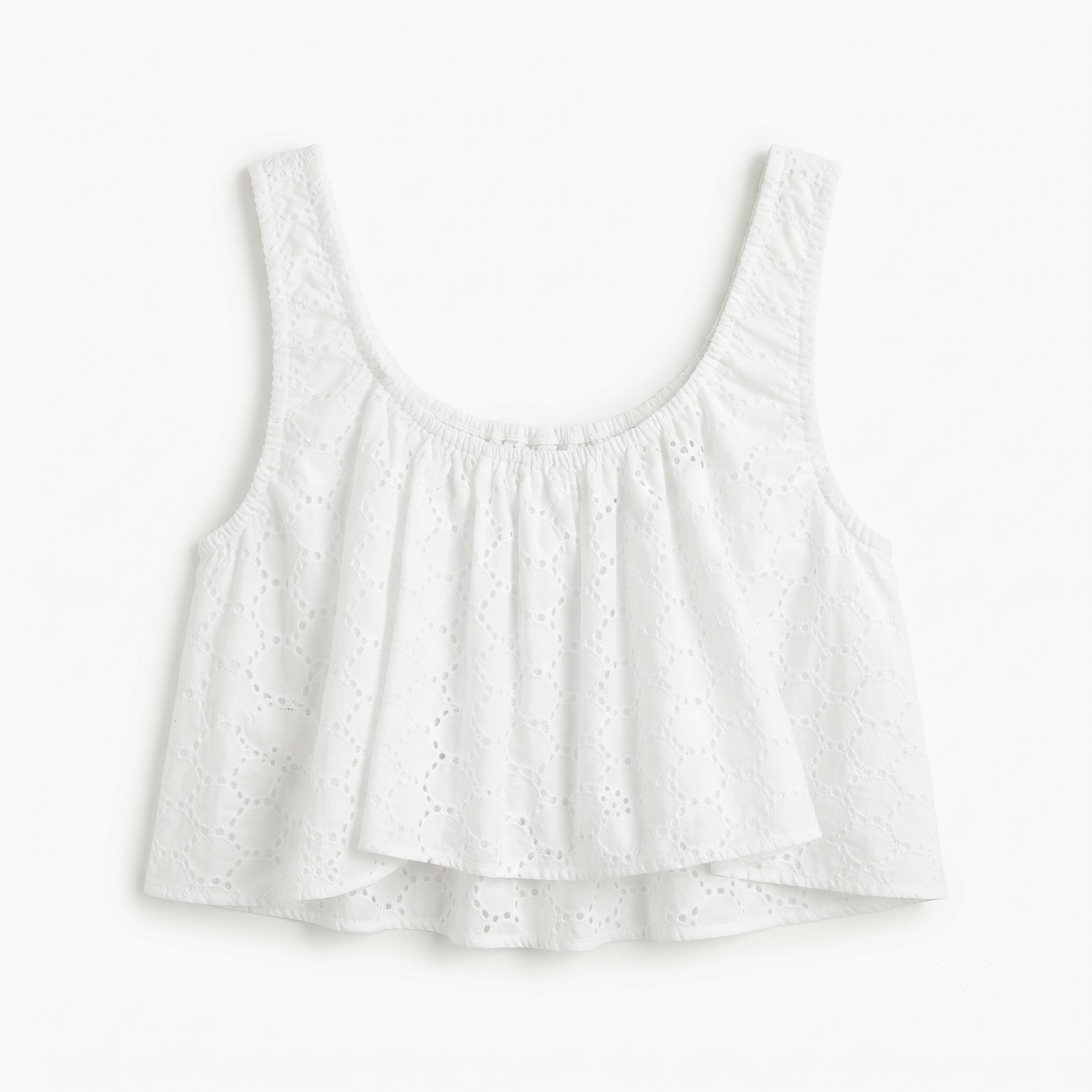 Ella Top - White Eyelet