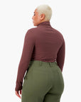 Good for Sunday - Organic Cotton Turtleneck in Brown -