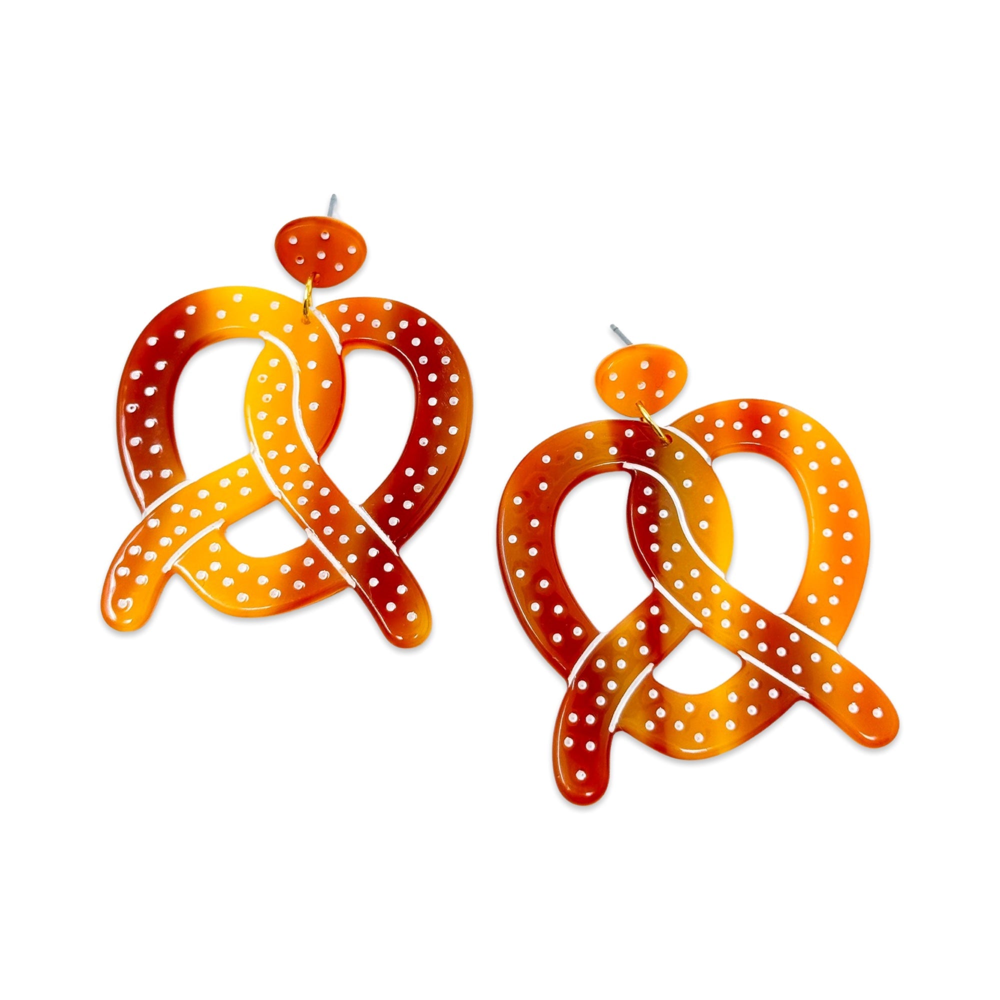 Jenny Lemons - Pretzel Acetate Earrings -