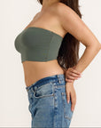 Organic Basics - Flex Tube Top - Seaweed -