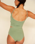 Rat Boi - Scoop Back Cami - Sage -