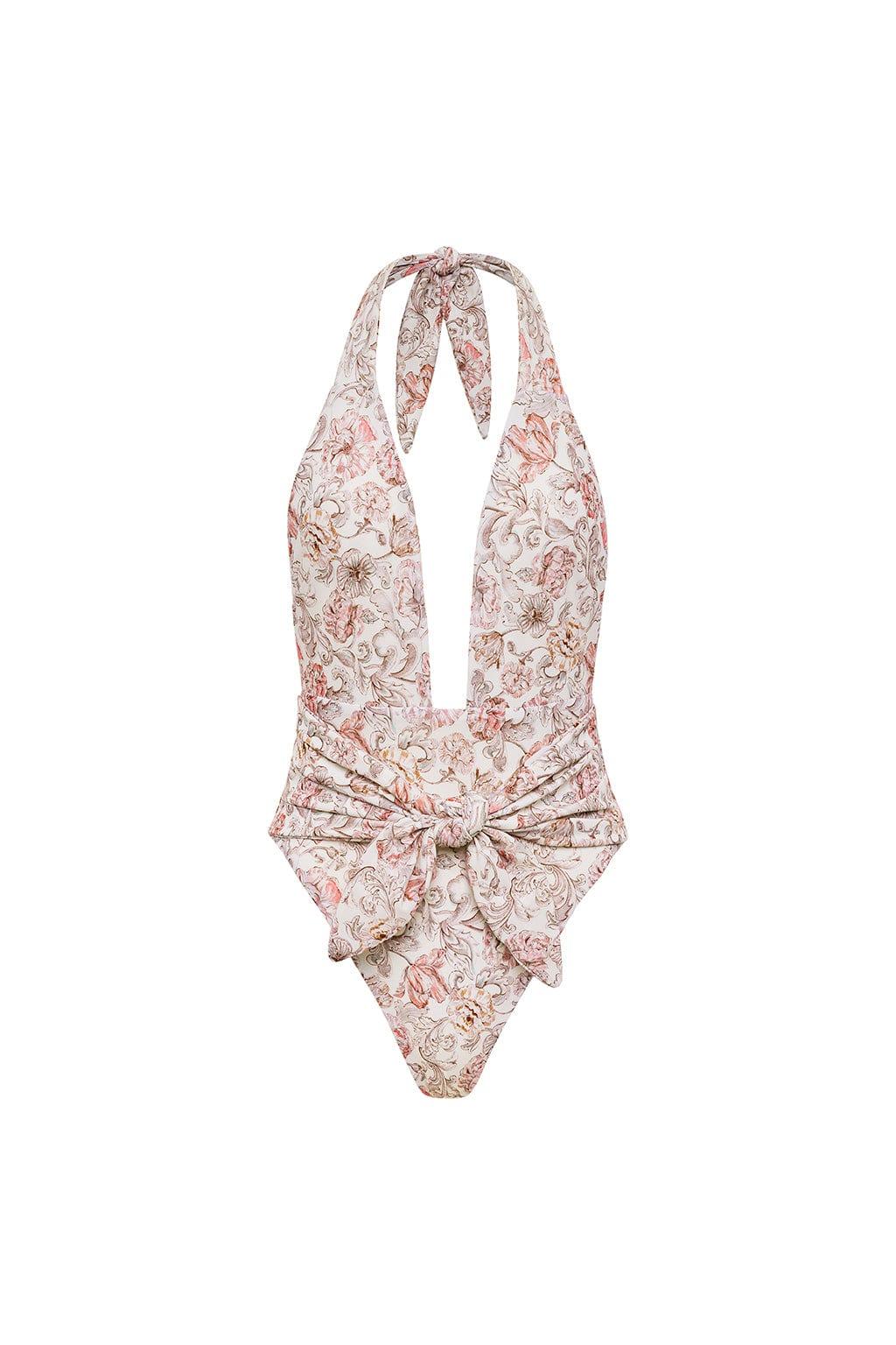 Montce - Venecia Floral Tropez Tie-Up One-Piece -
