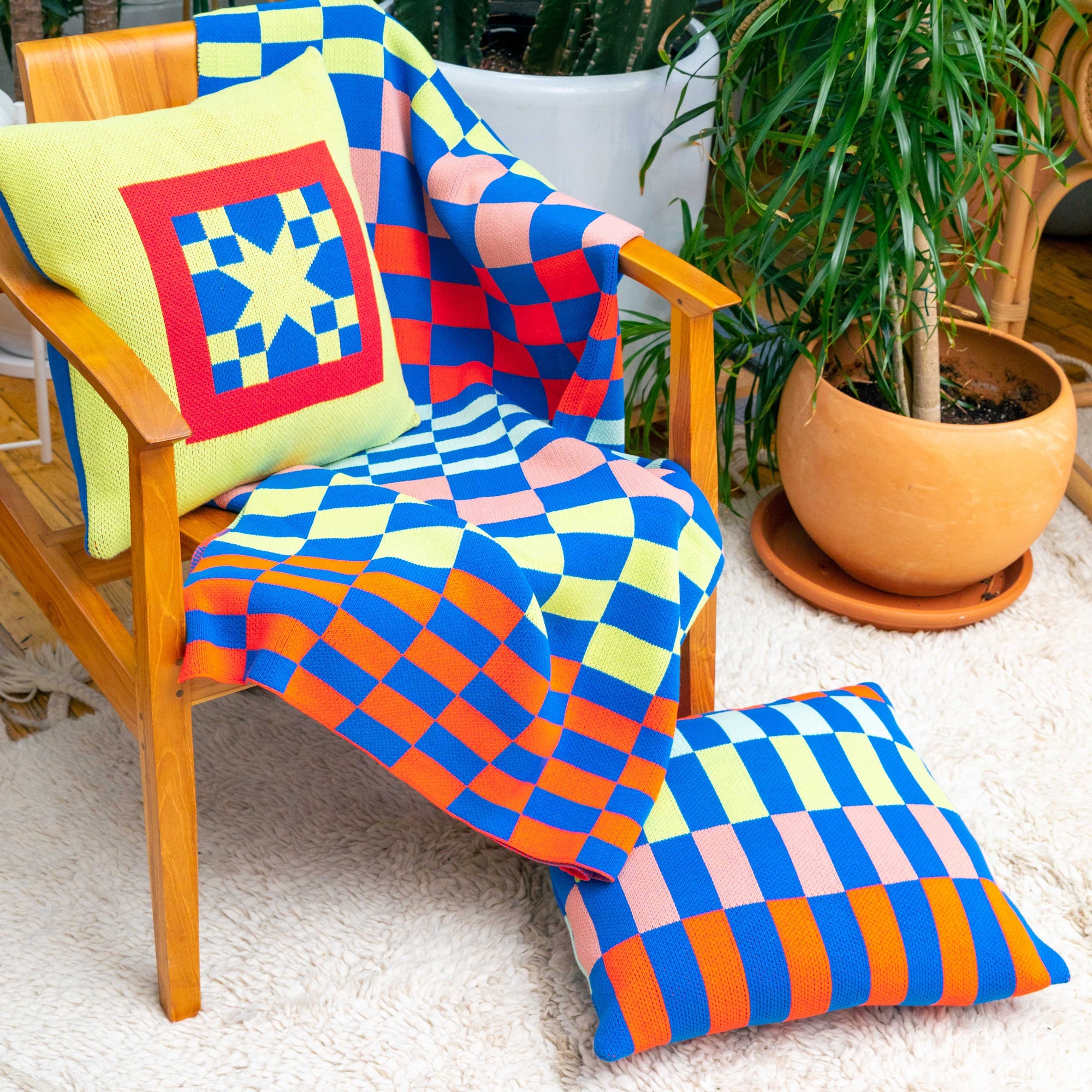Verloop - Mosaic Checkerboard Throw -