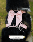 Wander! Bow Harness Ballerina - FURRY MUSE WAN-HAR2-XS-BK