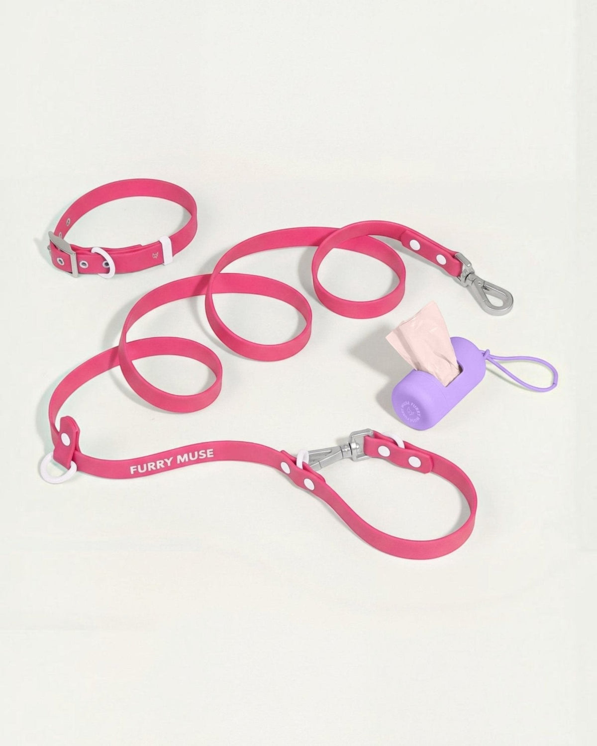 Wander! Collar Kit - Bubblegum - FURRY MUSE WAN-CKIT-S-MA