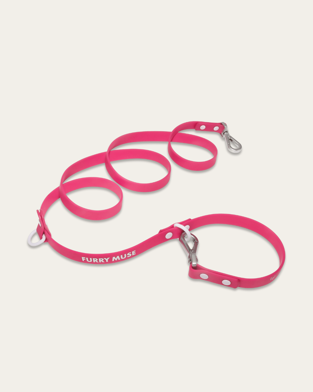 Furry Muse - Wander! Multiway Leash - Bubblegum -