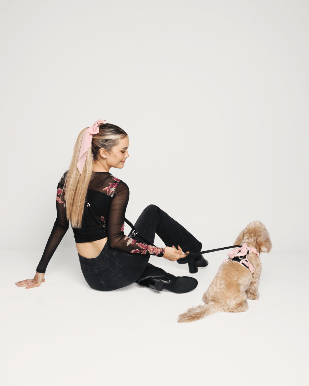 Furry Muse - Wander! Multiway Leash &amp; Poop Pouch - Ballerina -