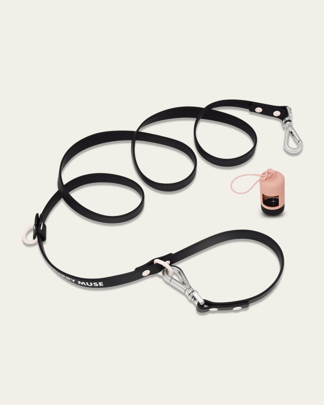 Furry Muse - Wander! Multiway Leash &amp; Poop Pouch - Ballerina -