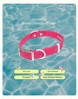 Wander! Waterproof Collar - Bubblegum - FURRY MUSE WAN-COL-S-MA