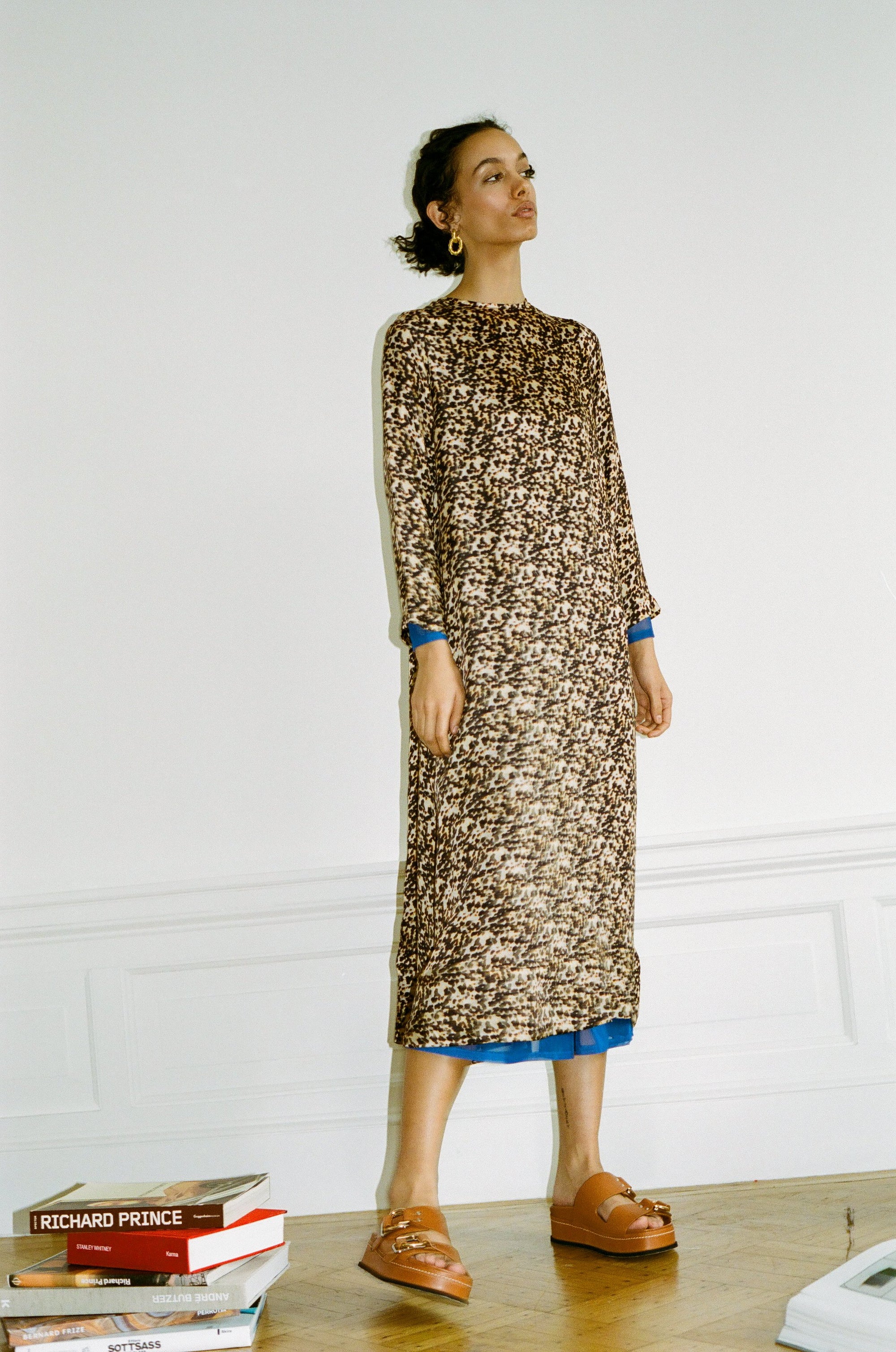 WRAY - Mia Dress - Tortoiseshell -