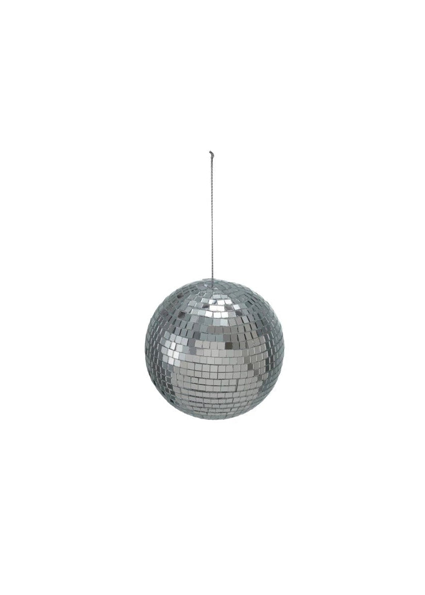 Creative Co. - Medium Glass Mosaic Ornament - Silver -
