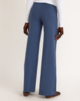 Organic Basics - Everyday Straight Leg Pants - Stone Blue -