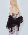 Zuri Zebra Mesh Dress