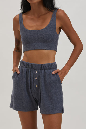 Sweater Henley Short - Navy
