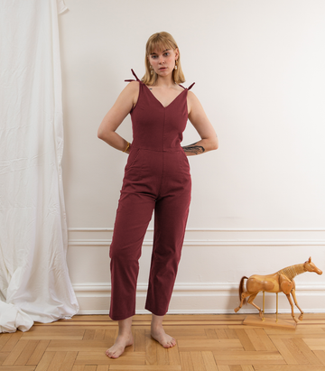 Slate Coveralls - Terra Cotta - offe market