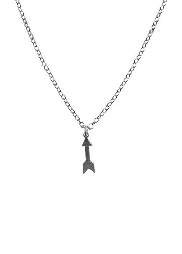 Arrow Charm Necklace - Sterling Silver - offe market