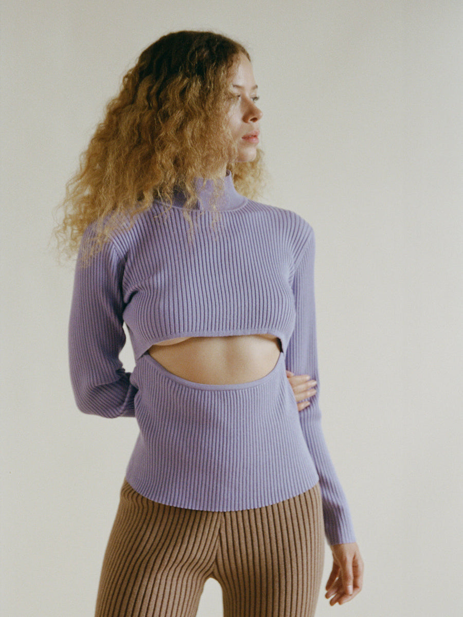 Georgia Sweater - Lilac