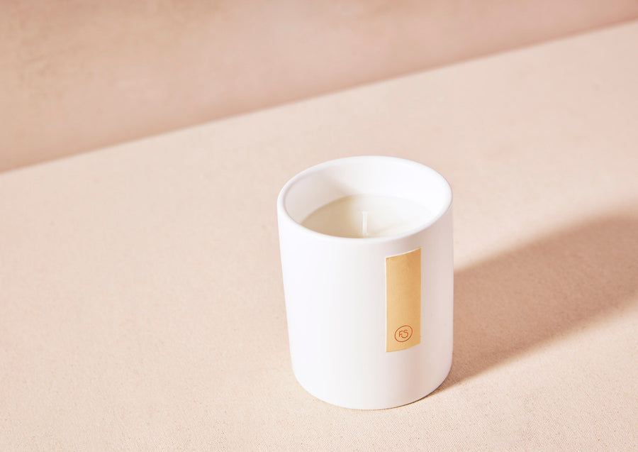 Ceramic Jar Candle - Hemp Flower & Citron