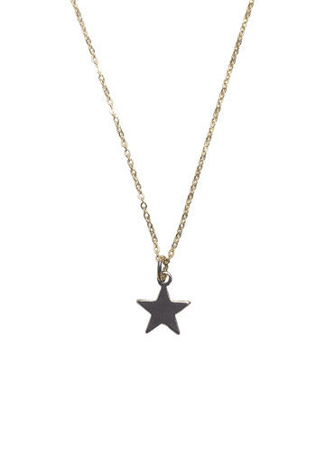 Star Charm Necklace Brass - Mixed Metal - offe market